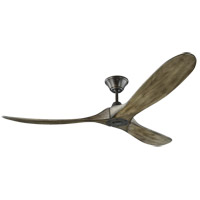 Monte Carlo Fans 3MAVR60AGP Maverick 60 inch Aged Pewter with Light Grey Weathered Oak Blades Indoor-Outdoor Ceiling Fan photo thumbnail