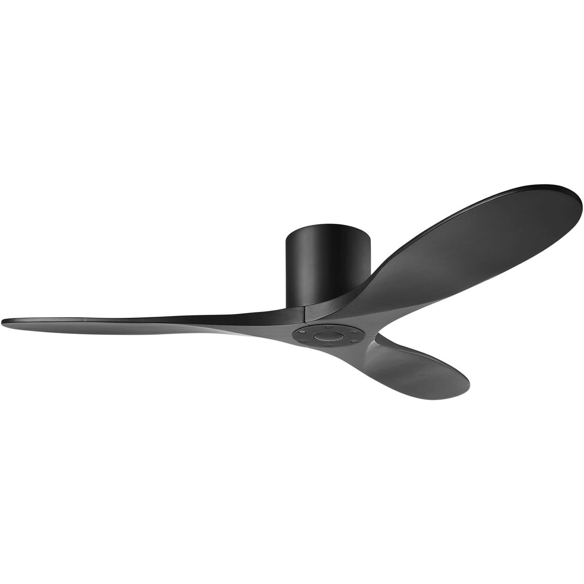 Visual Comfort Fan Collection 3MAVHSM52MBKMBK Maverick 52 inch Matte Black with Midnight Black Blades Ceiling Fan