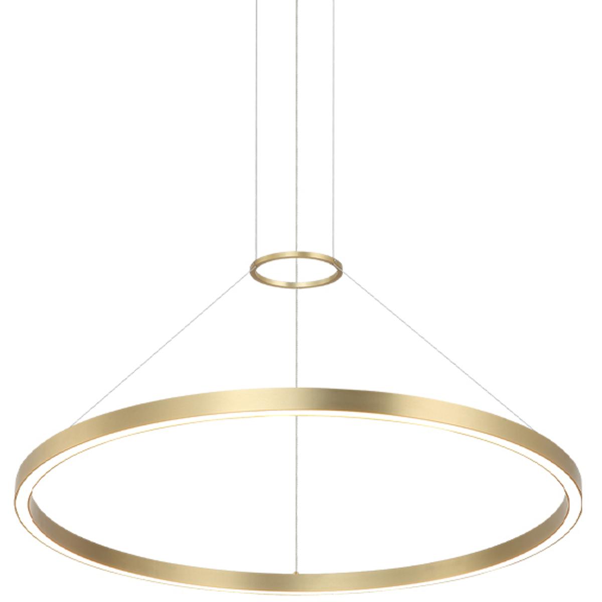 Matteo Lighting C30832BG O'hara LED 31.88 inch Brushed Gold Chandelier Ceiling Light