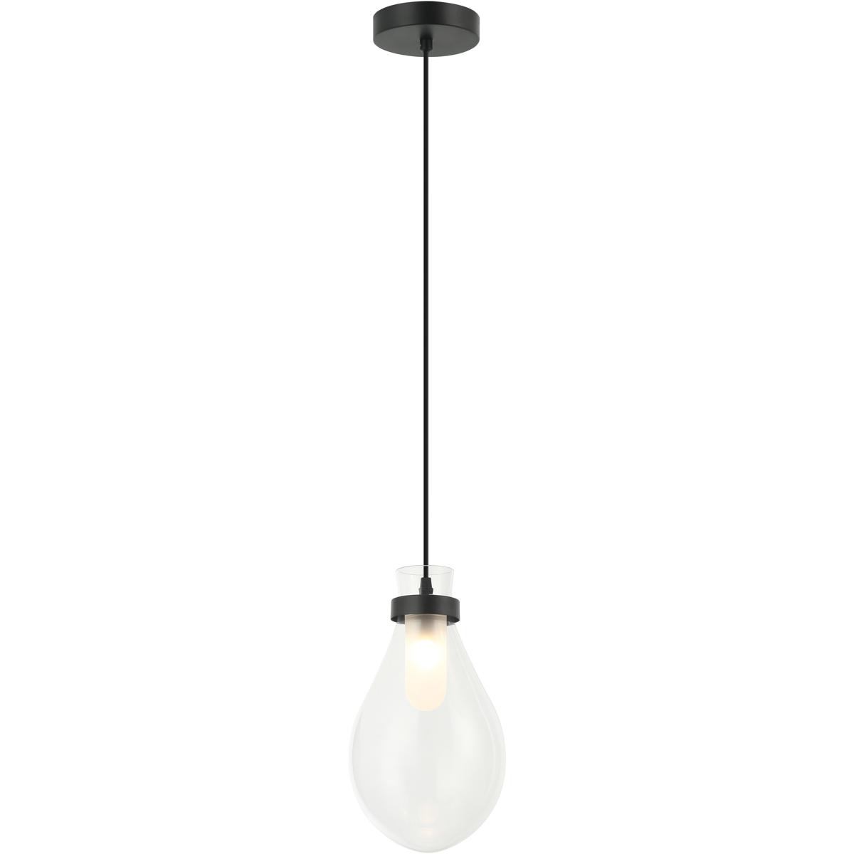 Matteo Lighting C31901MB Seranna 1 Light 6.63 inch Matte Black Pendant Ceiling Light
