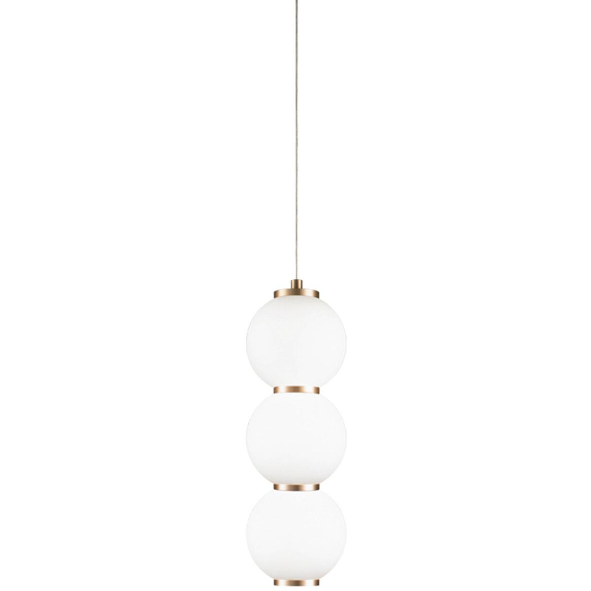 Matteo Lighting C82402OR Dango LED 4 inch Oxidized Rose Pendant Ceiling Light