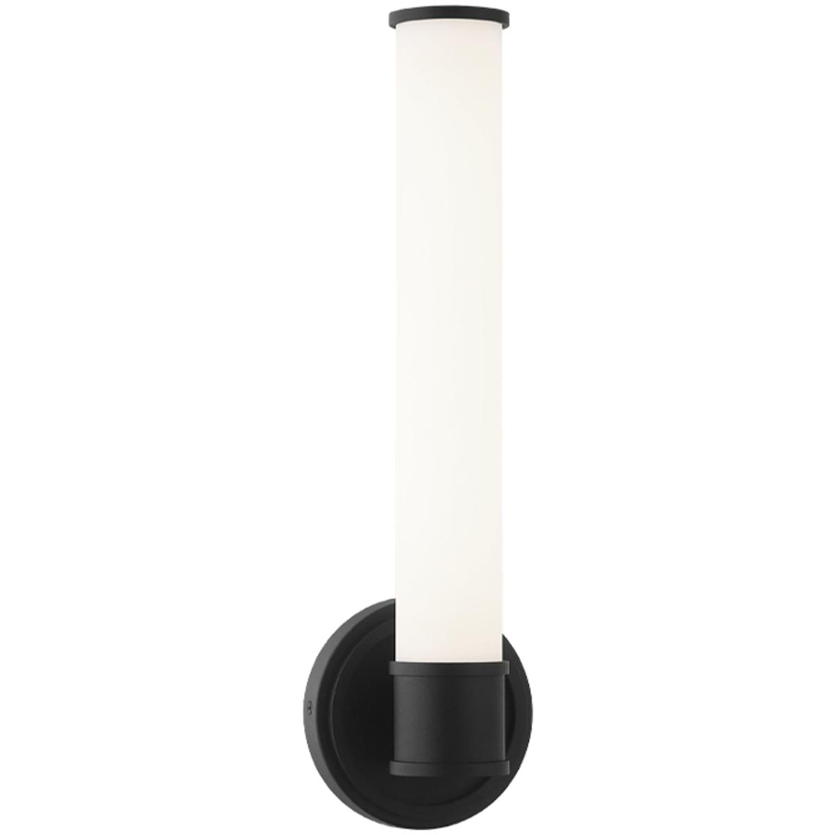 Matteo Lighting S09215MB Steveston LED 4.38 inch Matte Black Bath Vanity Light Wall Light