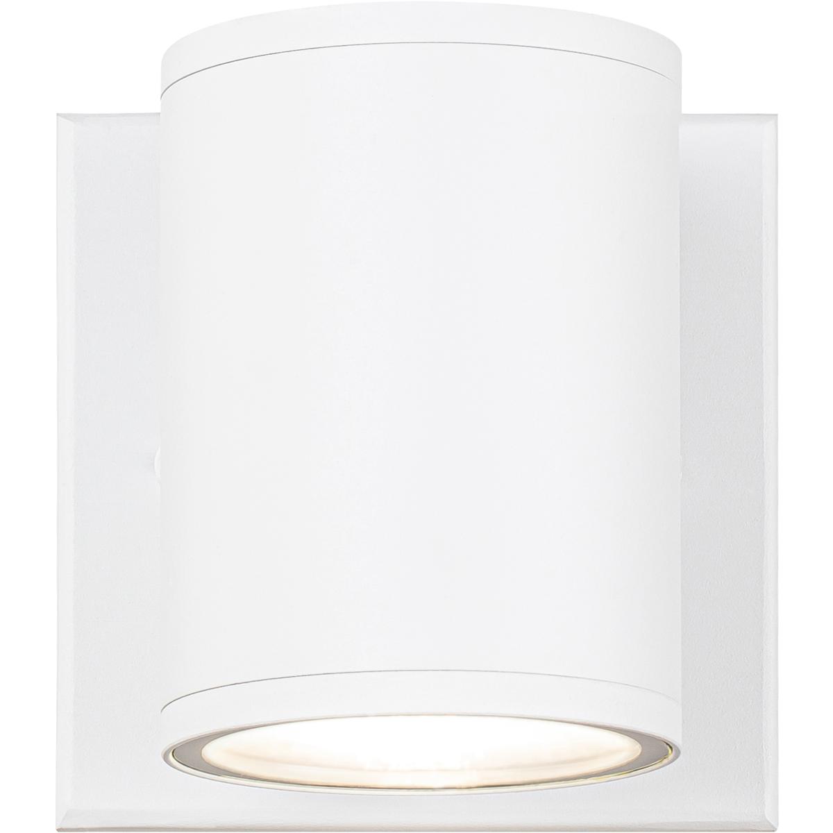 Matteo Lighting S10201MW Tubular LED 4.25 inch Matte White Outdoor Wall Light