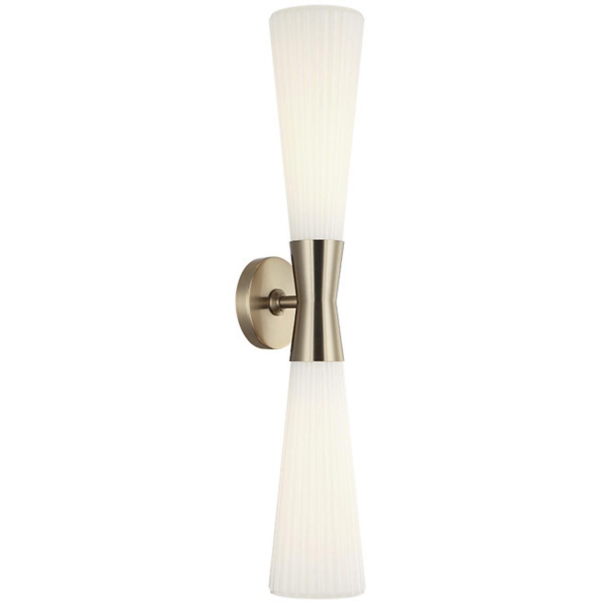 Matteo Lighting S18122CG Jameson 2 Light 4.75 inch Champagne Gold Wall Sconce Wall Light