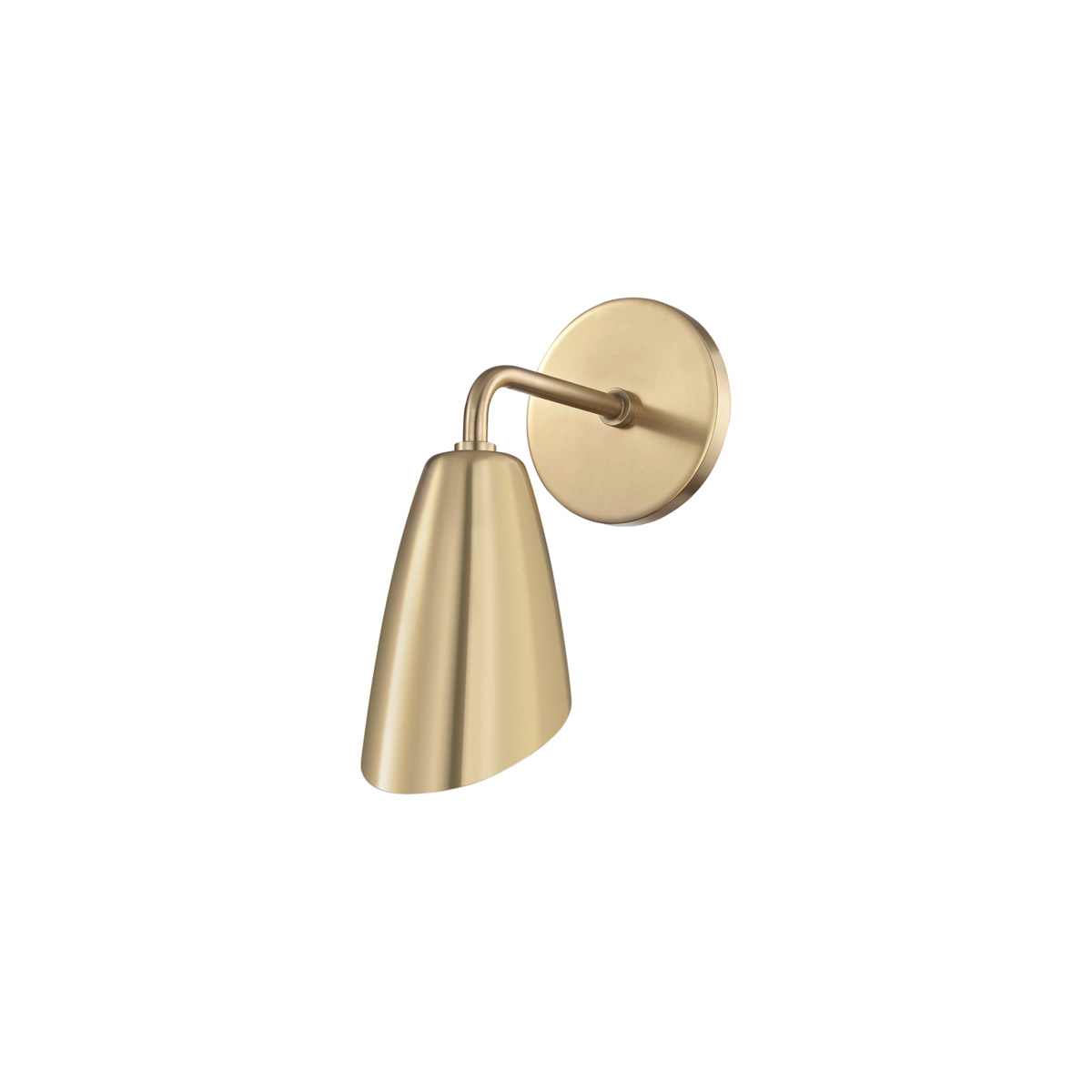 Mitzi H115101AGB Kai LED 475 inch Aged Brass Wall Sconce Wall Light