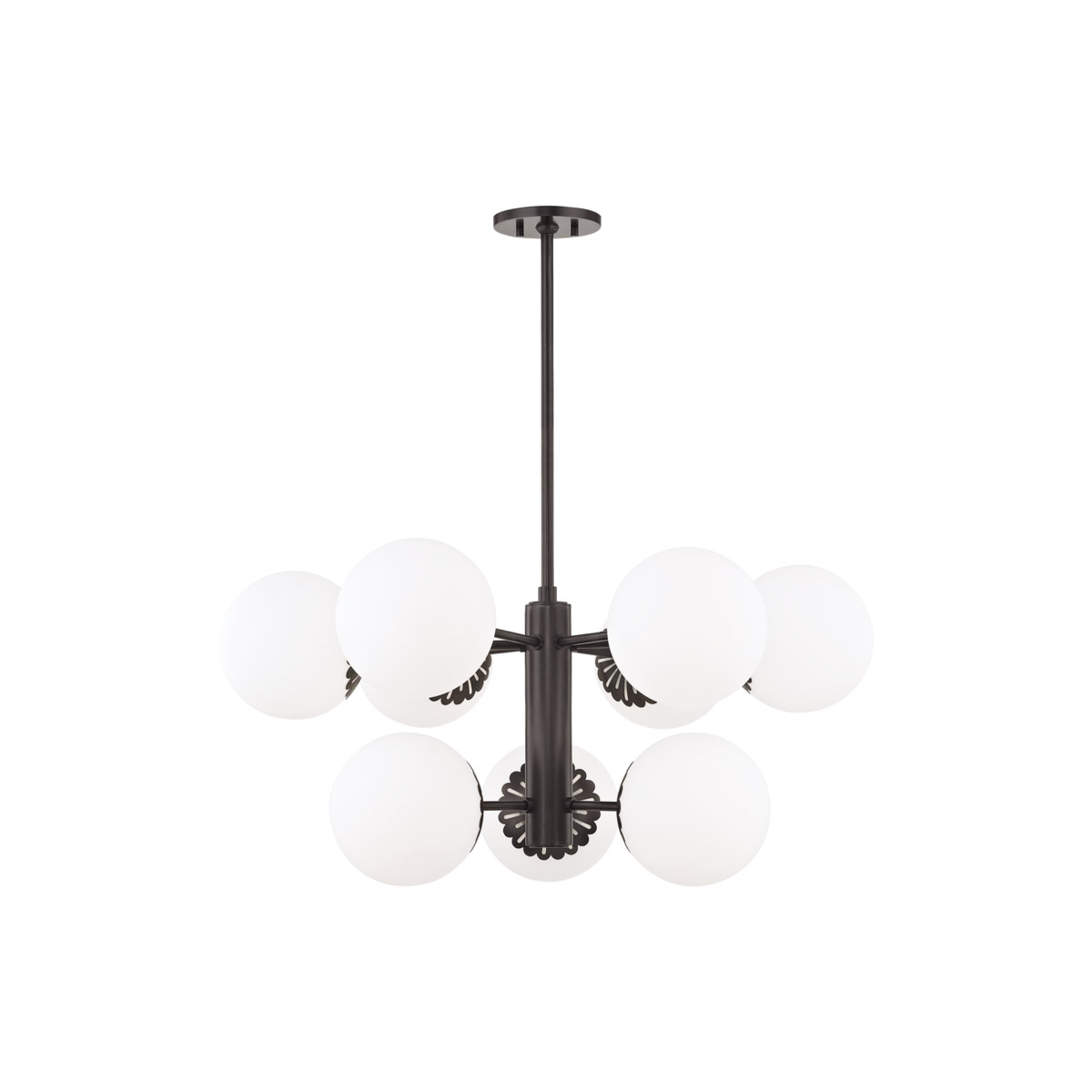 Mitzi H193809-OB Paige 9 Light 33 inch Old Bronze Chandelier Ceiling Light