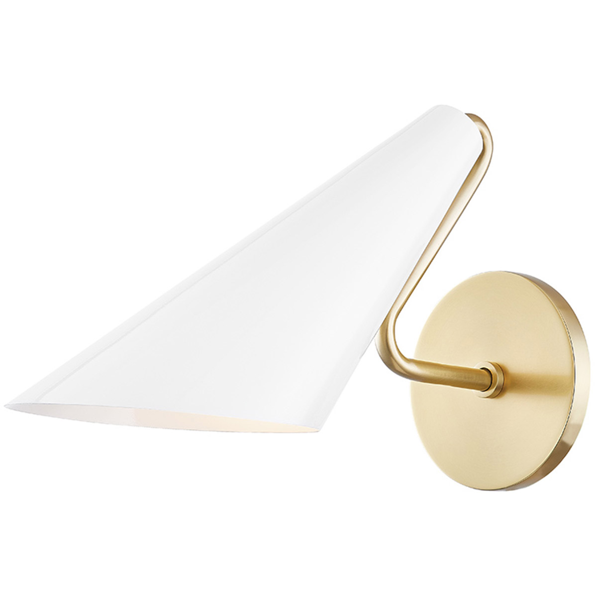 Mitzi H399101-AGB/DG Talia 1 Light 5 inch Aged Brass/Dove Gray Wall Sconce Wall Light