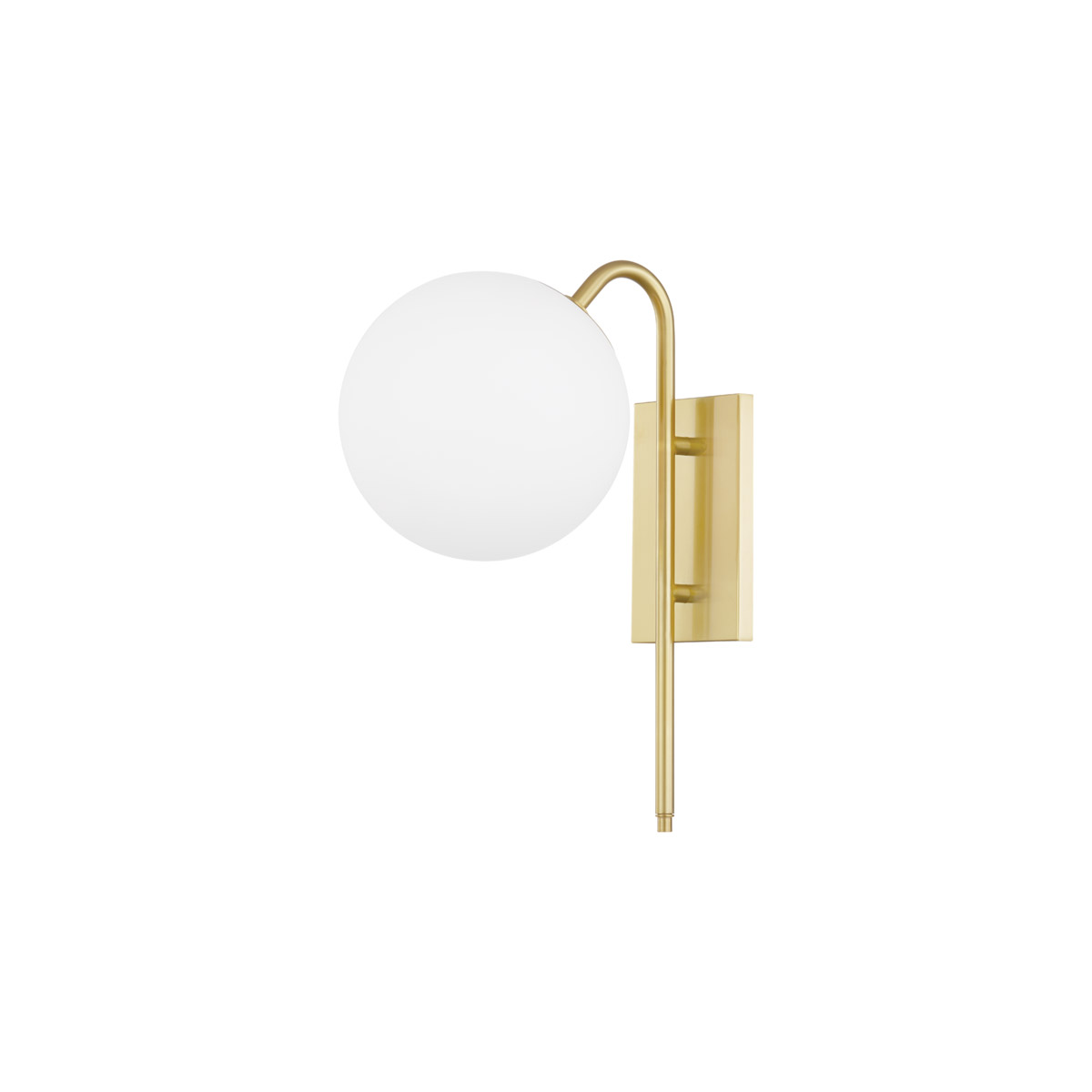 Mitzi H504101-AGB Ingrid 1 Light 8 inch Aged Brass Wall Sconce Wall Light