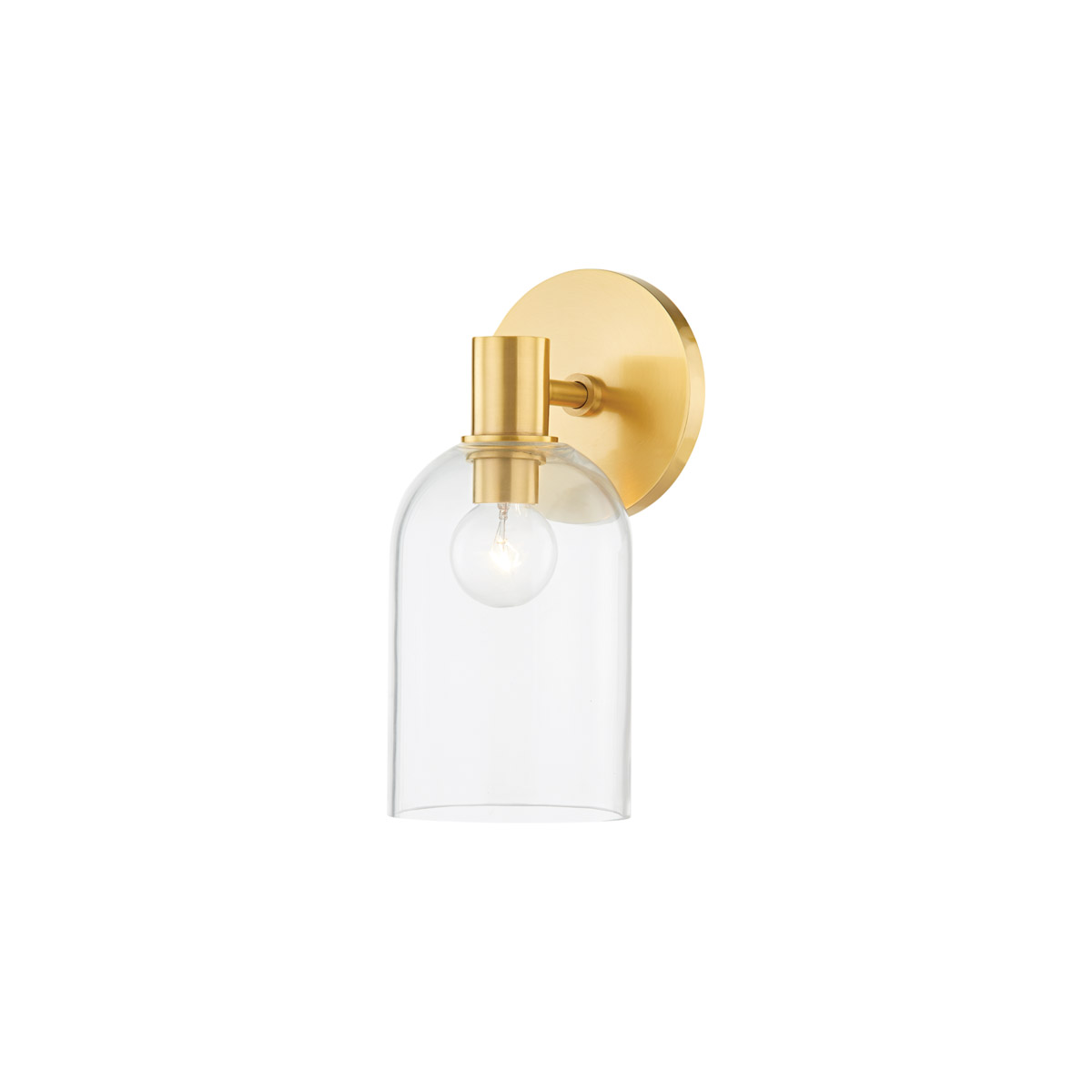Mitzi H678301-AGB Paisley 1 Light Aged Brass Vanity Light Wall Light