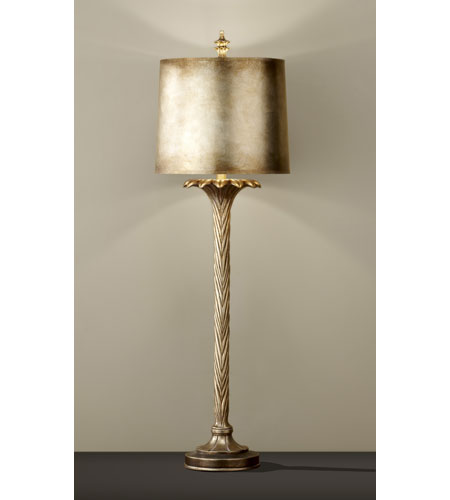 Feiss Keira 1 Light Table Lamp in Antique Silver Leaf 10008ASLF 10008ASLF.jpg