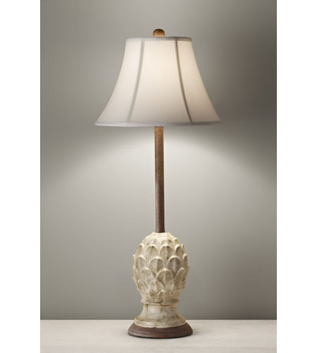 Feiss Garden Relic 1 Light Table Lamp in Antique White Crackle 10168AWC 10168AWC.jpg