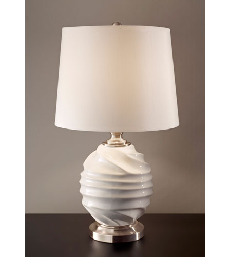 Feiss Softserve 1 Light Table Lamp in Vanilla and Brushed Steel 10188VNL/BS 10188VNL_BS.jpg