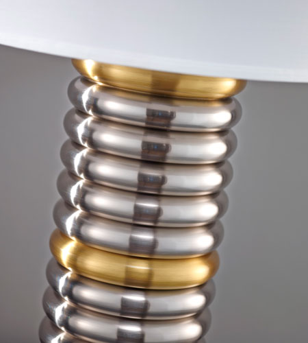 Feiss Signature 1 Light Table Lamp in Natural Brass and Brushed Steel 10214NB/BS 10214NB_BS_DETAIL.jpg