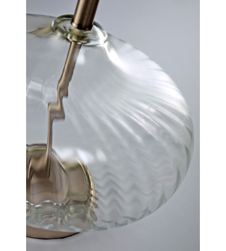 Feiss Signature 1 Light Table Lamp in Brushed Steel and Optical Ribbed Clear Glass 10256BS/ORG 10256BS_ORG_DETAIL2.jpg
