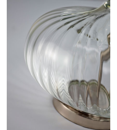 Feiss Signature 1 Light Table Lamp in Brushed Steel and Optical Ribbed Clear Glass 10256BS/ORG 10256BS_ORG_DETAIL3.jpg