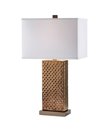 Feiss Signature 1 Light Table Lamp in Aged Copper with Crackle 10282AC/CK 10282AC_CK.jpg