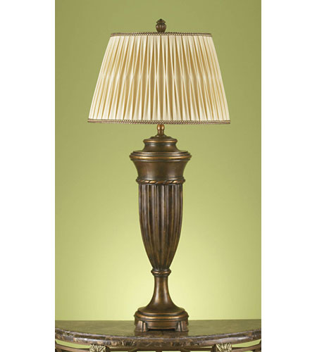 Feiss Telegraph Hill 1 Light Table Lamp in Walnut and Firenze Gold 9279WAL/FG 9279WAL_FG.jpg