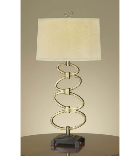 Feiss Independents 1 Light Table Lamp in Burnished Silver 9323BUS 9323BUS.jpg