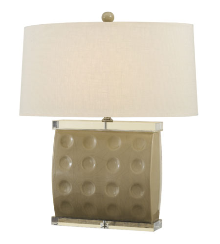 Feiss New Century Table Lamp in Taupe Crackle 9633TPC 9633TPC.jpg