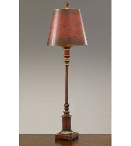 Feiss Maddalyn 1 Light Table Lamp in Modeled Red 9751MRD