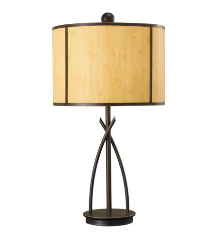 Feiss Tanner 1 Light Table Lamp in Gilded Bronze 9835GLB