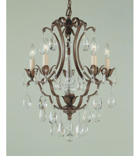 Maison De Ville 5 Light Mini Chandeliers in British Bronze F1882/5BRB