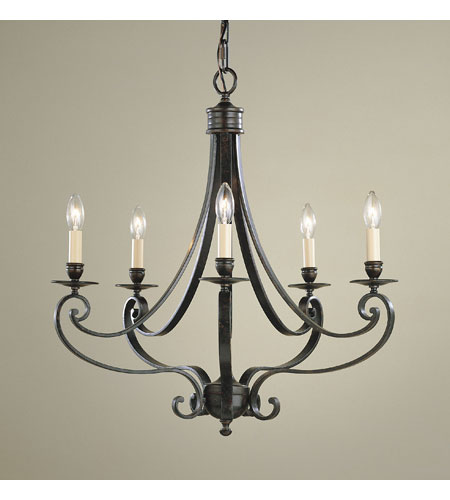 Cervantes 5 Light Chandeliers in Liberty Bronze F1929/5LBR