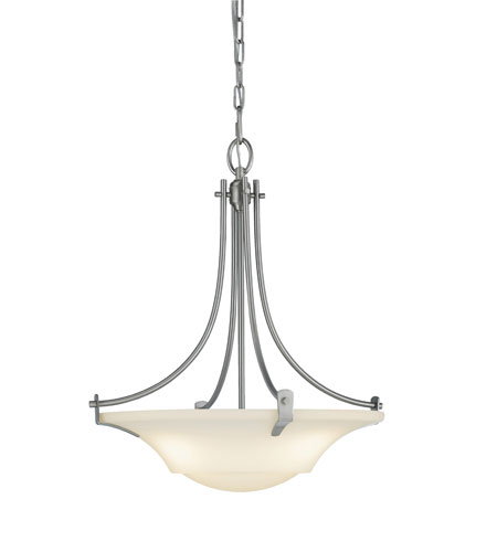 Barrington 3 Light Pendants in Brushed Steel F2246/3BS