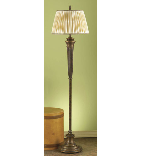 Feiss Telegraph Hill 1 Light Floor Lamp in Walnut and Firenze Gold FL6149WAL/FG FL6149WAL_FG.jpg
