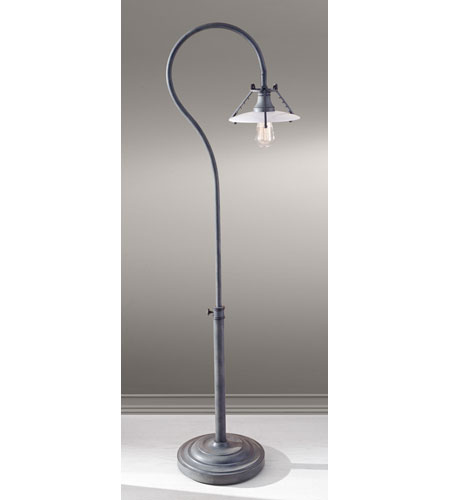 Feiss Urban Renewal 1 Light Floor Lamp in Weathered Zinc FL6307WZC FL6307WZC.jpg