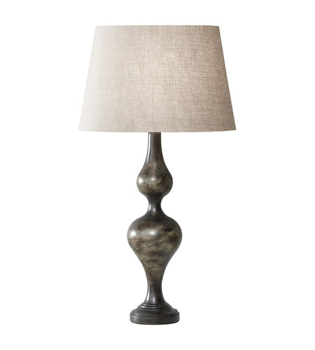 Feiss Orion 1 Light Table Lamp in Weathered Black 10012WBK photo