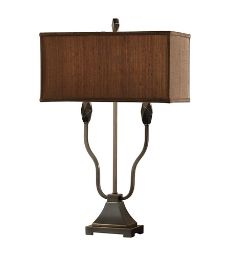 Feiss Marcus 2 Light Table Lamp in Smoked Grey 10031SGY