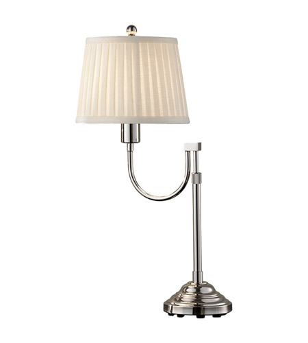 Feiss Plymouth 1 Light Table Lamp in Polished Nickel 10099PN