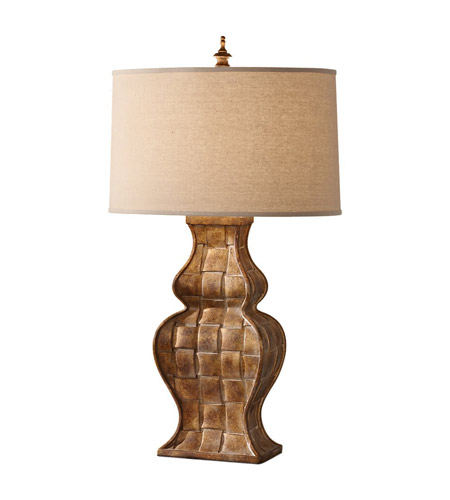 Feiss Gifford 1 Light Table Lamp in Harvest Gold 10105HG