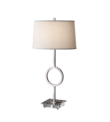 Feiss Signature 1 Light Table Lamp in Polished Nickel 10205PN photo
