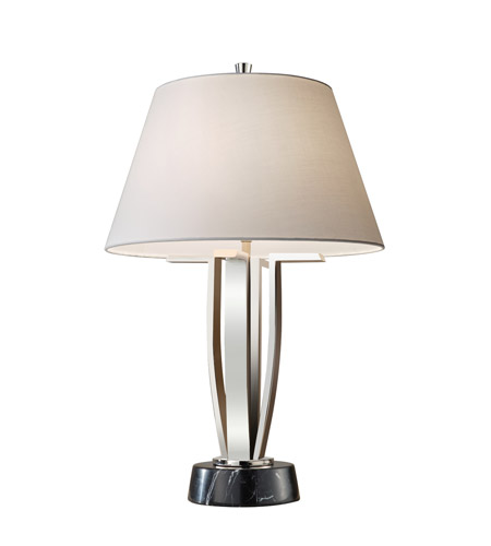 Feiss Signature 1 Light Table Lamp in Polished Nickel 10235PN photo