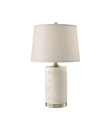 Feiss Modello 2 Light Table Lamp in Matte White Porcelain 10294MWTP