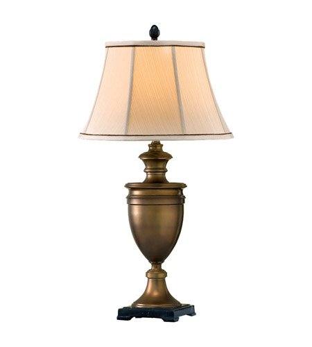 Feiss Lafayette Foundry Collection 9586AB Table Lamp Antique Brass