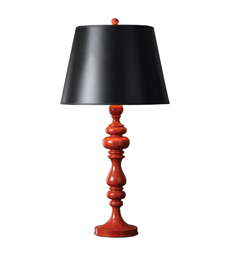 Feiss Gannon 1 Light Table Lamp in Scarlet 9764SC