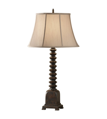 Feiss Independents 1 Light Table Lamp in Dark Walnut 9934DW photo