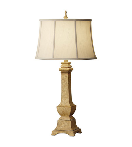 Feiss Porter 1 Light Table Lamp in Ivory Crackle 9992IC
