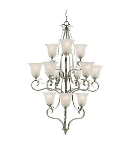 Feiss Vista Collection Chandeliers F2040/3+6+3BS