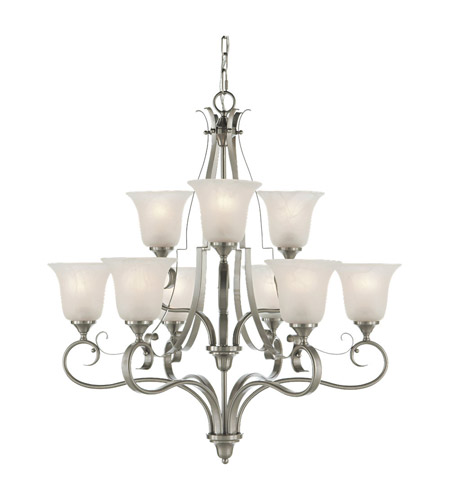 Feiss Vista Collection Chandeliers F2042/6+3BS