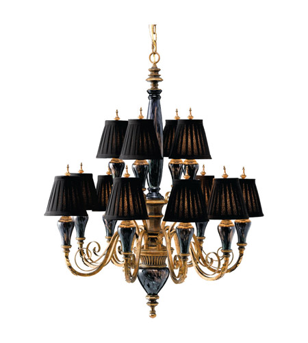 Feiss Society Hill Collection Chandeliers F2236/8+4BKR