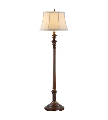 Feiss Quinton Court 1 Light Floor Lamp in Mahogany FL6250MHG