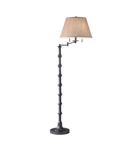 Feiss Signature 2 Light Floor Lamp in Grey Shadow with Hilight FL6316GSH