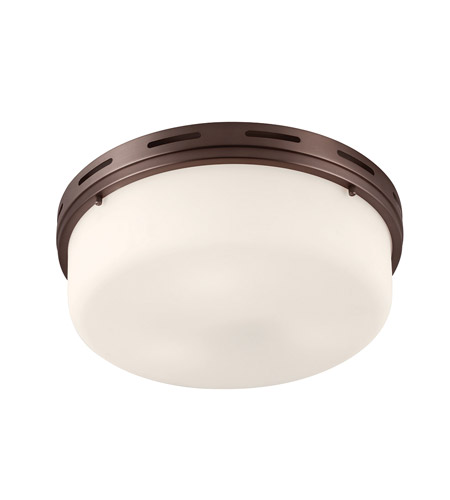 Feiss Manning LED Flush Mount in Chocolate FM384CLT-LA
