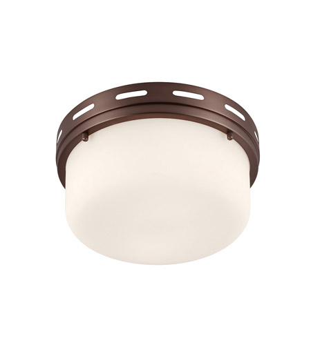 Feiss Manning LED Flush Mount in Chocolate FM385CLT-LA