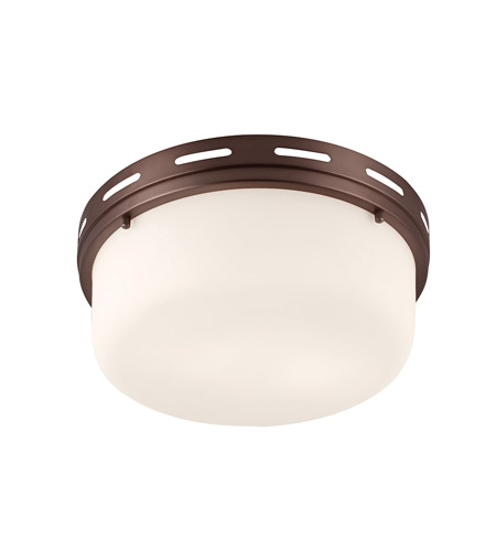 Feiss Manning LED Flush Mount in Chocolate FM386CLT-LA