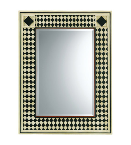 Feiss MR1081AWT Harlequin 41 X 30 inch Antique White Wall Mirror